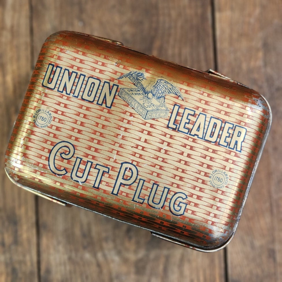 Union Leader Cut Plug Tin | Old Cottonwood